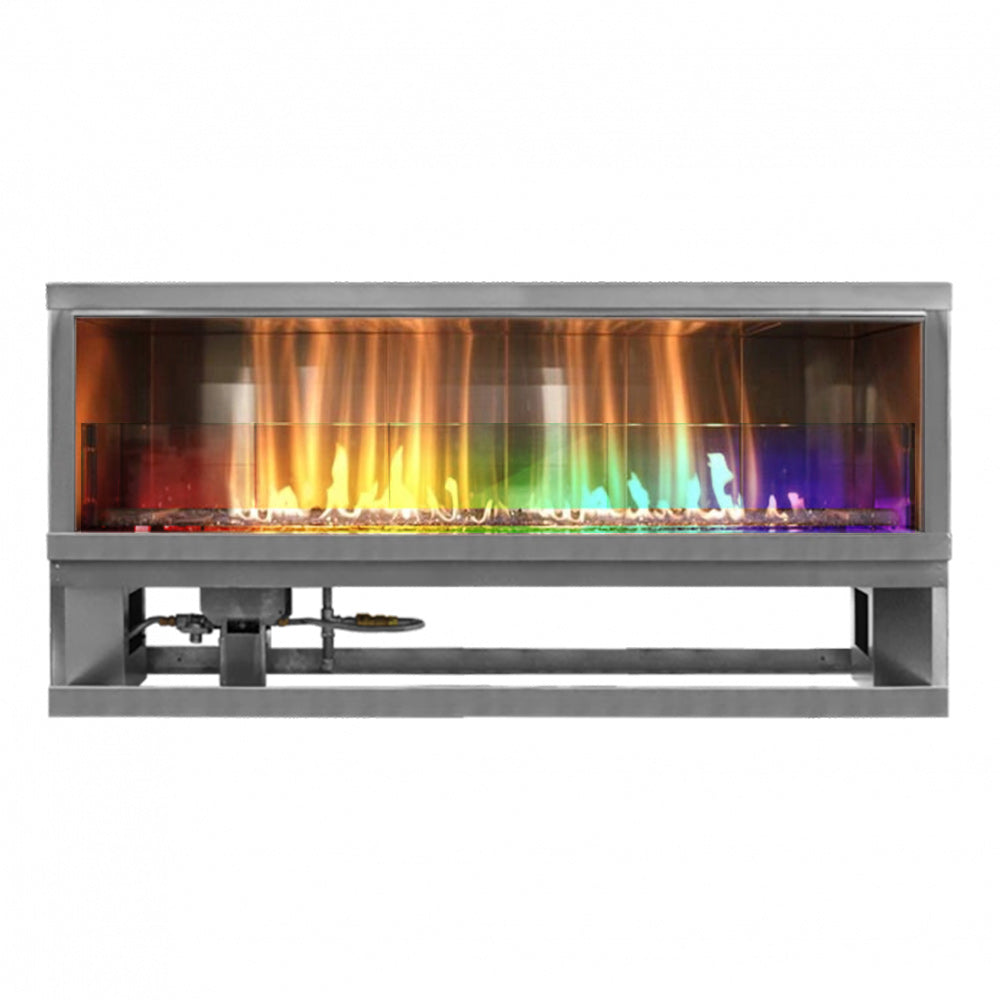 Firegear Kalea Bay Linear Outdoor Fireplace, 72-Inch – Fireplaces