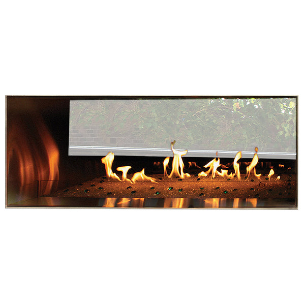 Carol Rose by Empire Ventless 48in Outdoor See-Through Gas