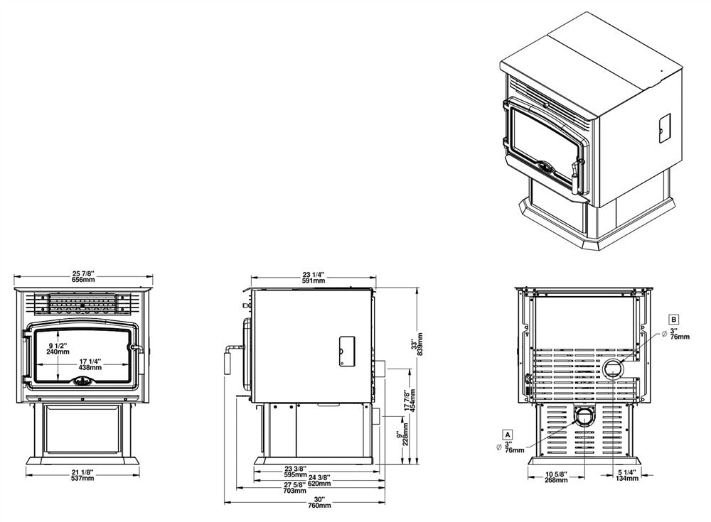 Osburn 2500 Pellet Stove