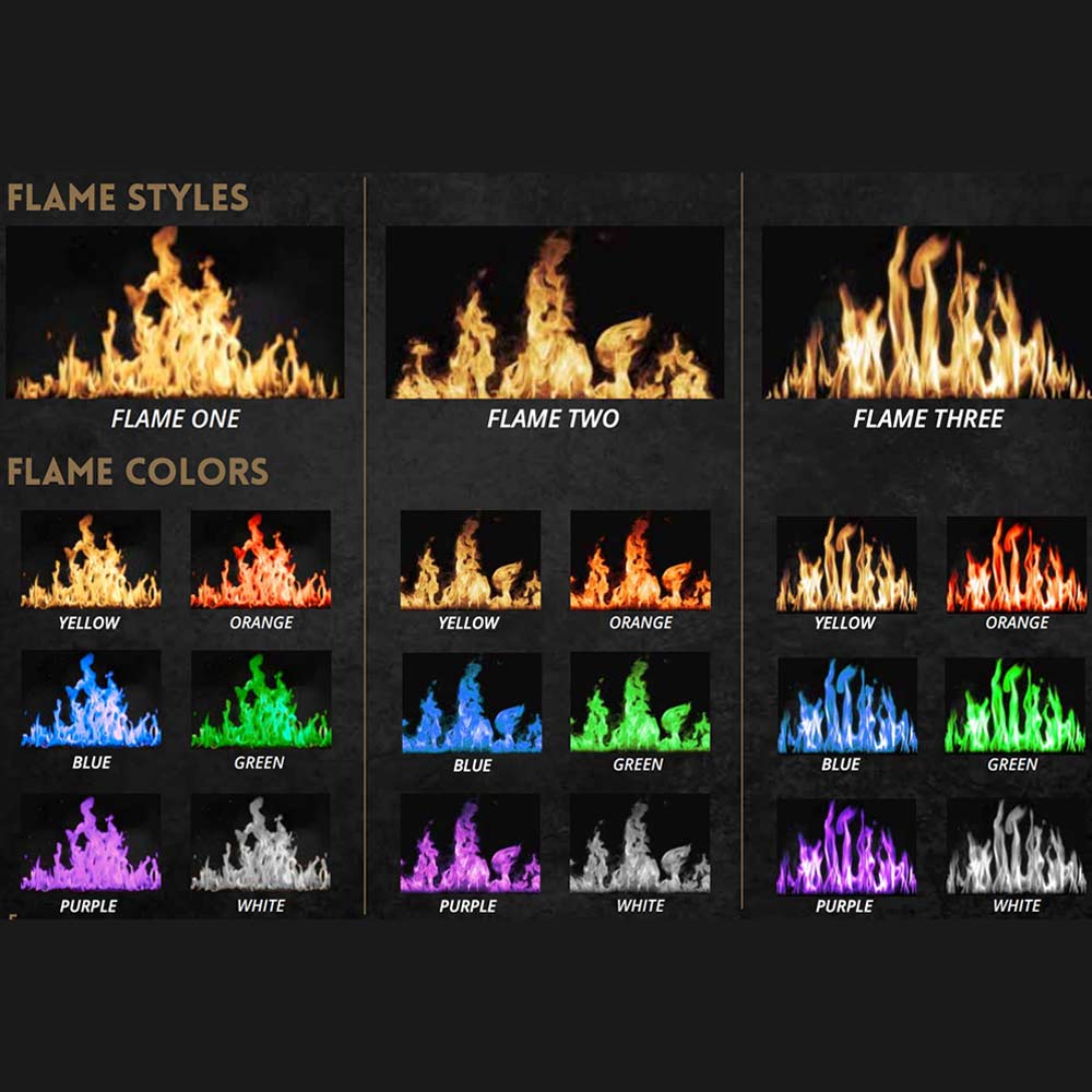 Orion Traditional 36-Inch Electric Fireplace Insert with Extra Tall Surround