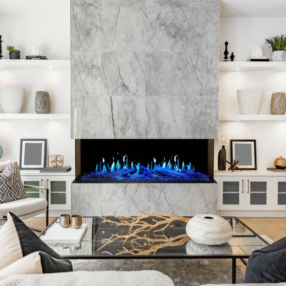 Modern Flames Orion V2 Multi 120-Inch Three-Sided Built-In Electric Fireplace