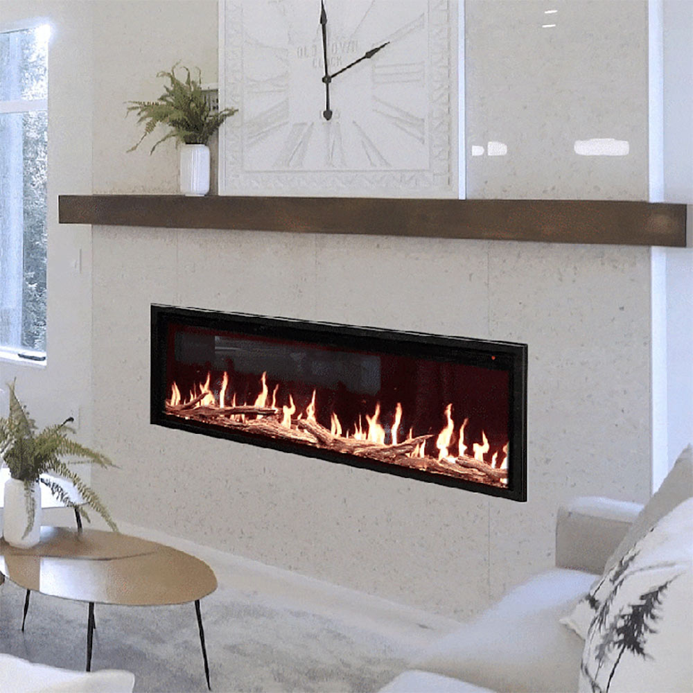 Modern Flames Orion Slim 76-Inch Linear Built-In Electric Fireplace