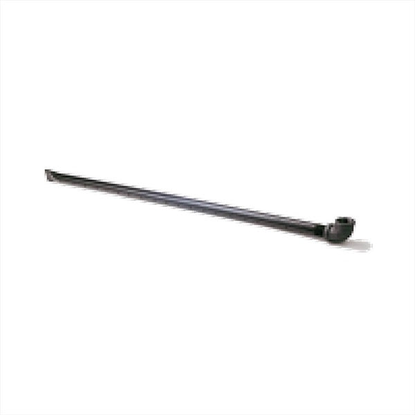 Gas log lighter wand with dark metal nozzle tip