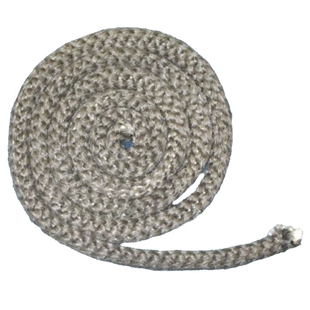 PelPro replacement interior rope, coiled gray fiber with loose end