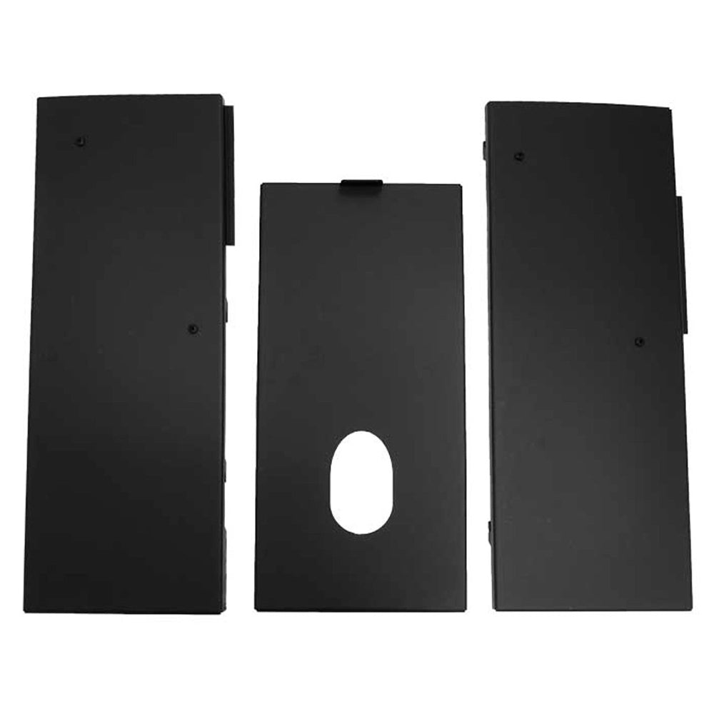 PelPro replacement baffle kit, three black baffle panels with hole