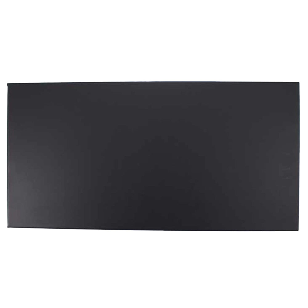 Replacement left-hand side panel, dark metal sheet, rectangular shape