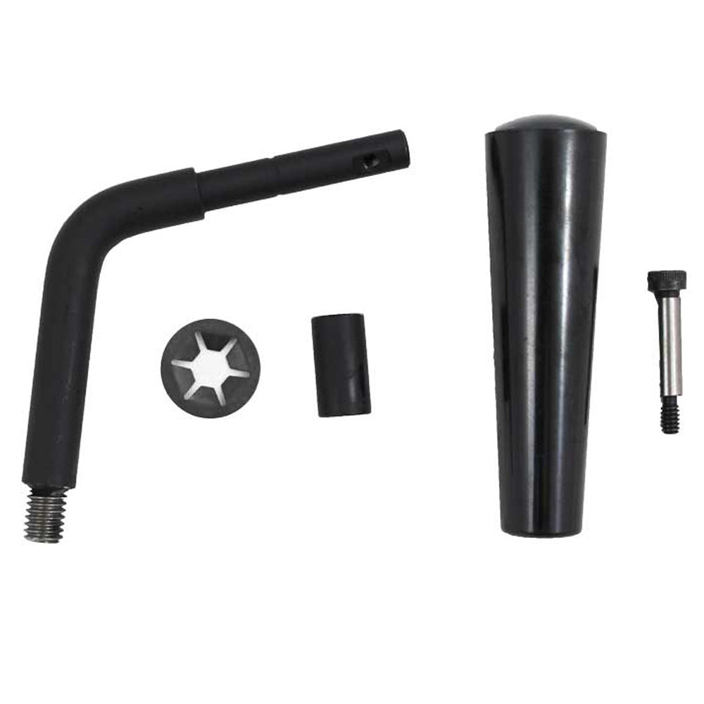 Replacement threaded handle kit pieces: elbow handle, insert, star screw, bolt