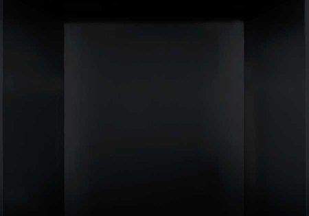 Glossy black reflective porcelain panel