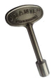 3-inch universal valve key, pewter finish, Dante logo badge