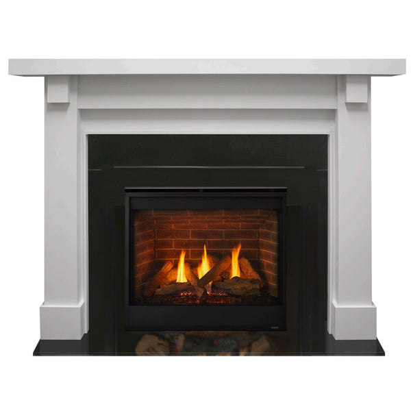 Majestic Quartz 32in DV Gas Fireplace w/ Kenwood Flush