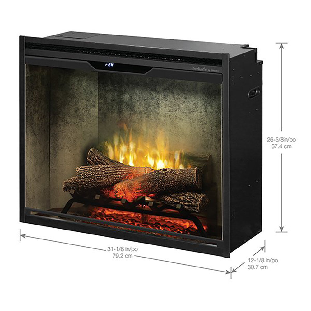 Dimplex Revillusion Electric Fireplace with Weathered