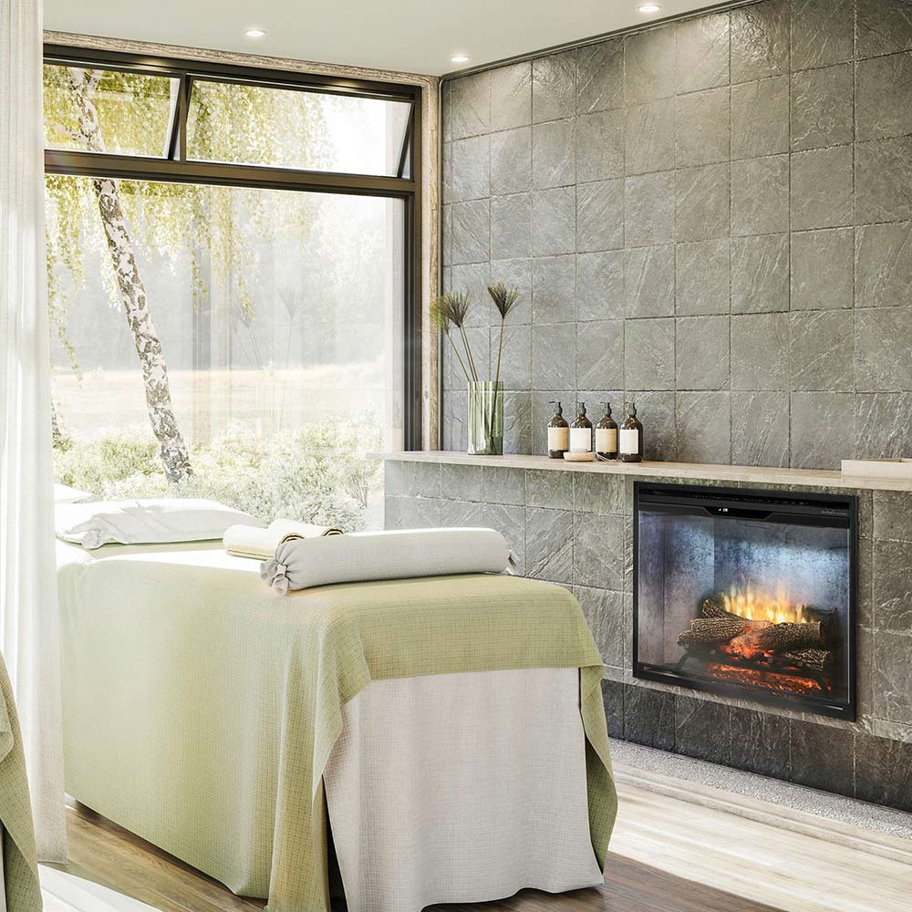 Dimplex Revillusion Electric Fireplace with Weathered