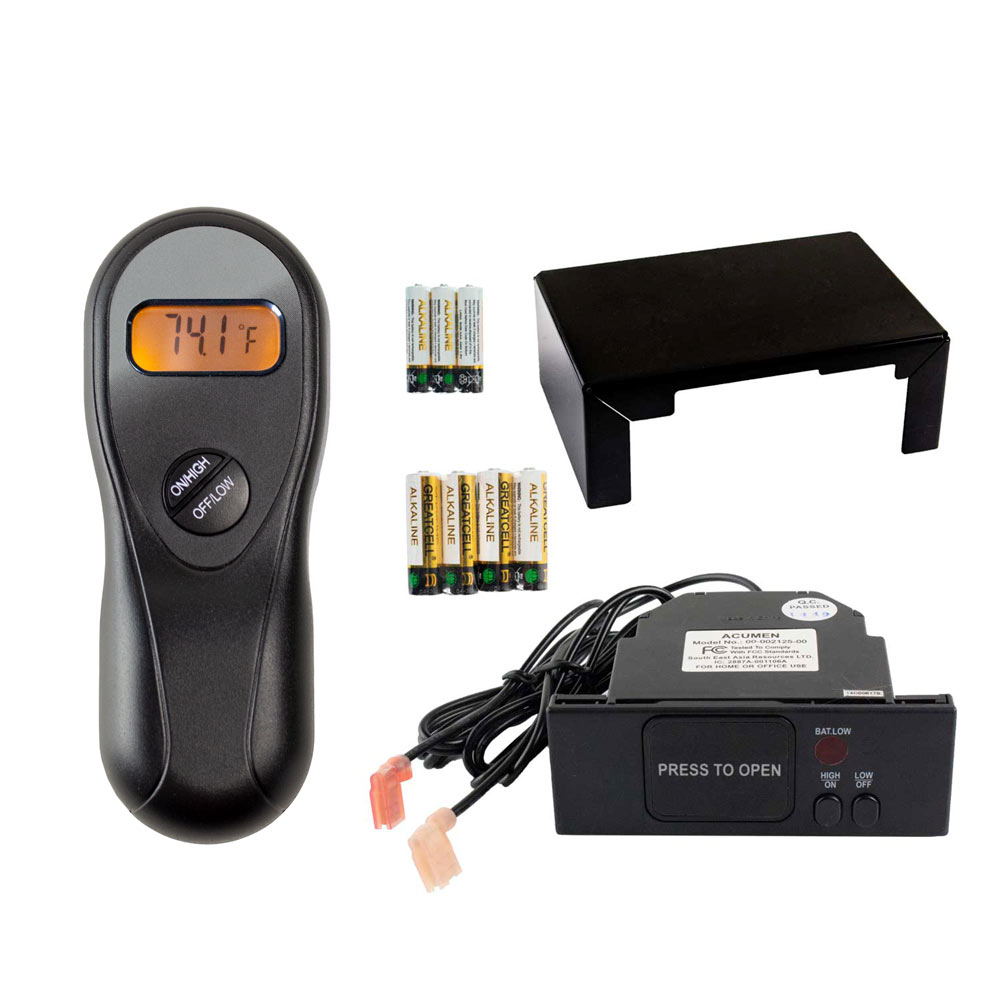 Acumen Fireplace Remote Control with Flame Adjustment for Maxitrol Gas Valves