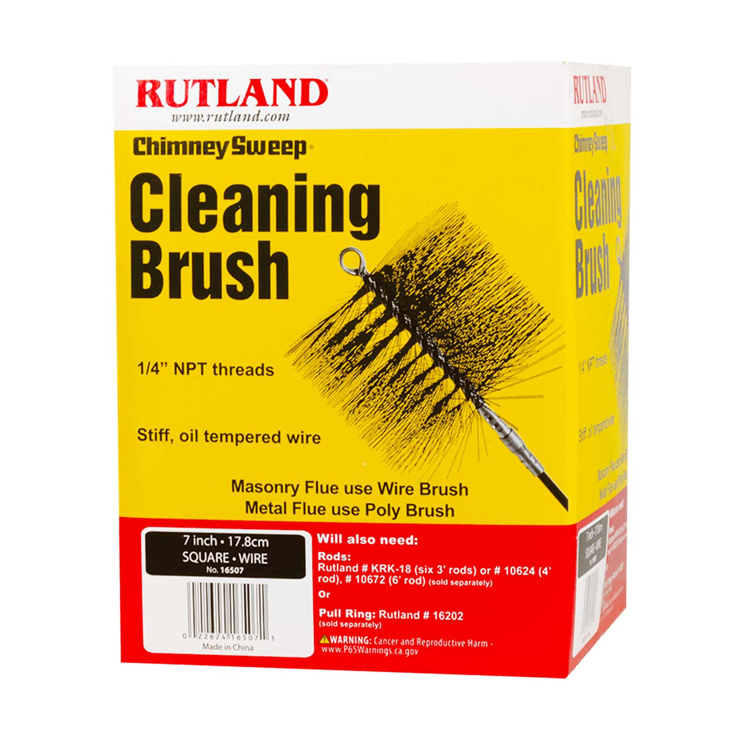 Rutland Chimney Sweep Square Wire Brush