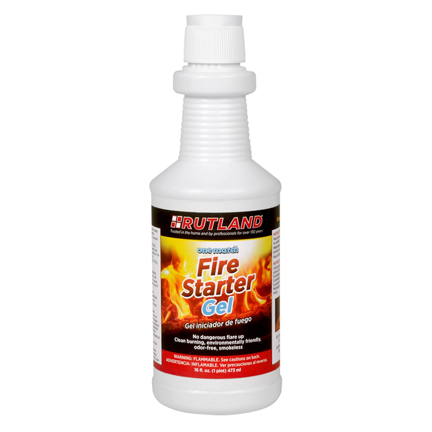 Rutland RD-49 One Match Fire Starter Gel, 16 fl oz – Fireplaces Direct