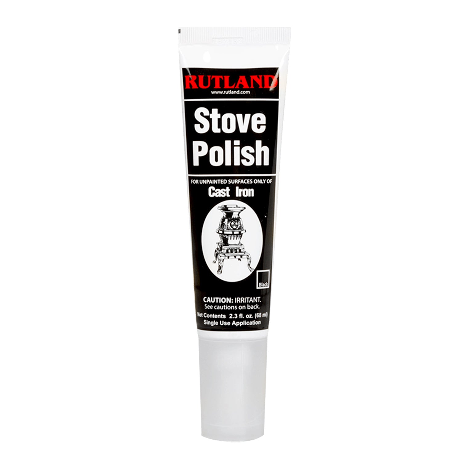 Rutland Stove Polish Paste, 2.3 oz Tube