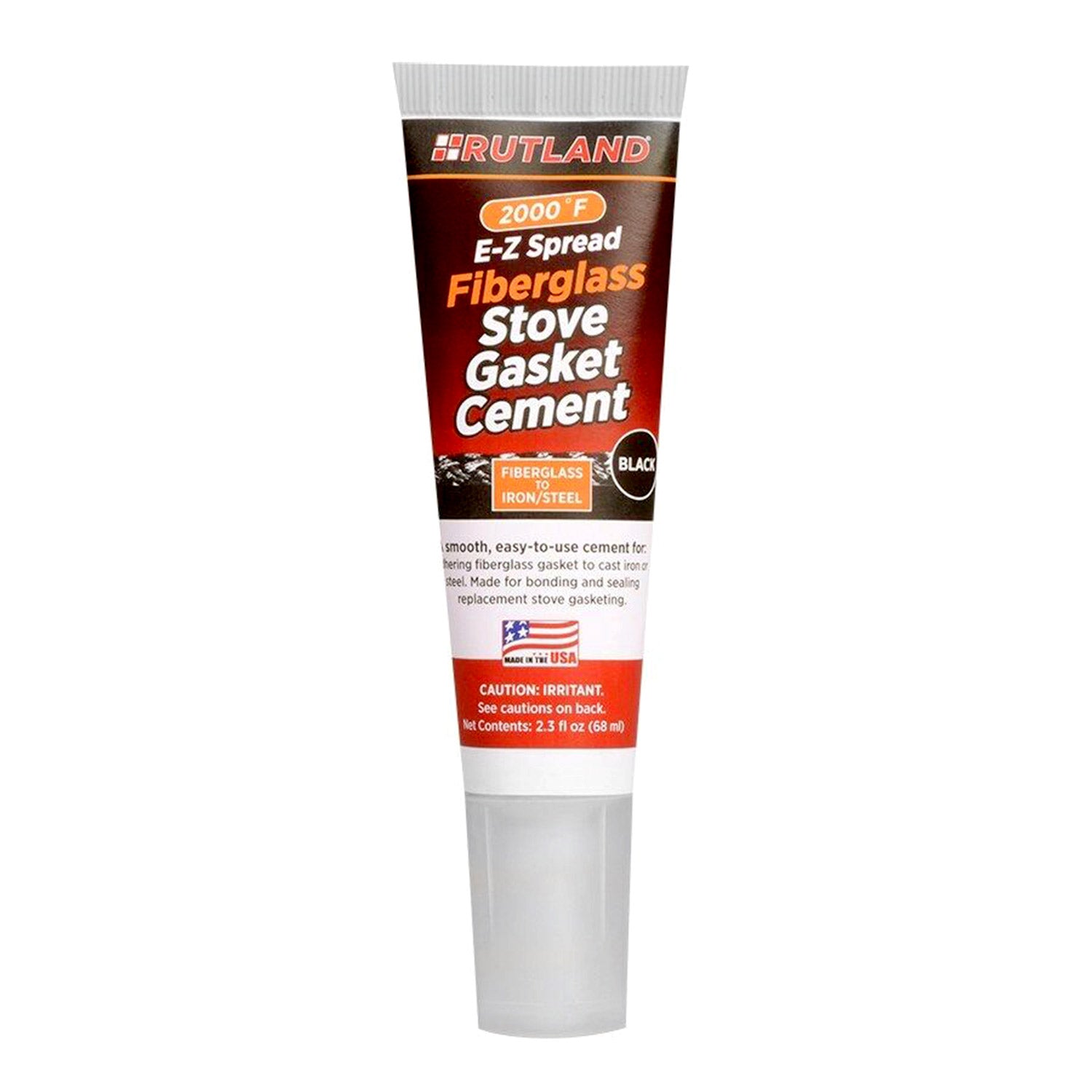 Rutland EZ Spread cement tube, 2.3 oz, for stove gasket repair