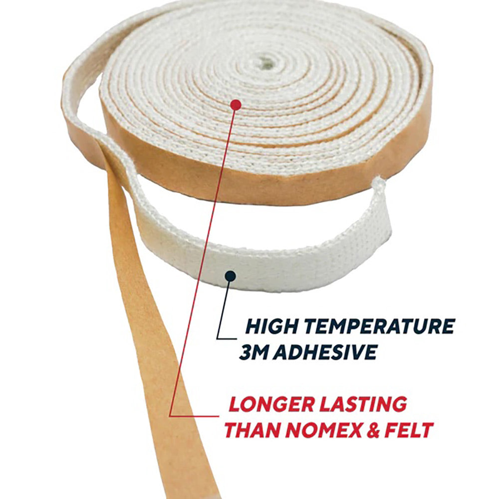 Rutland Ceramic Grill Braided Fiberglass Replacement Gasket