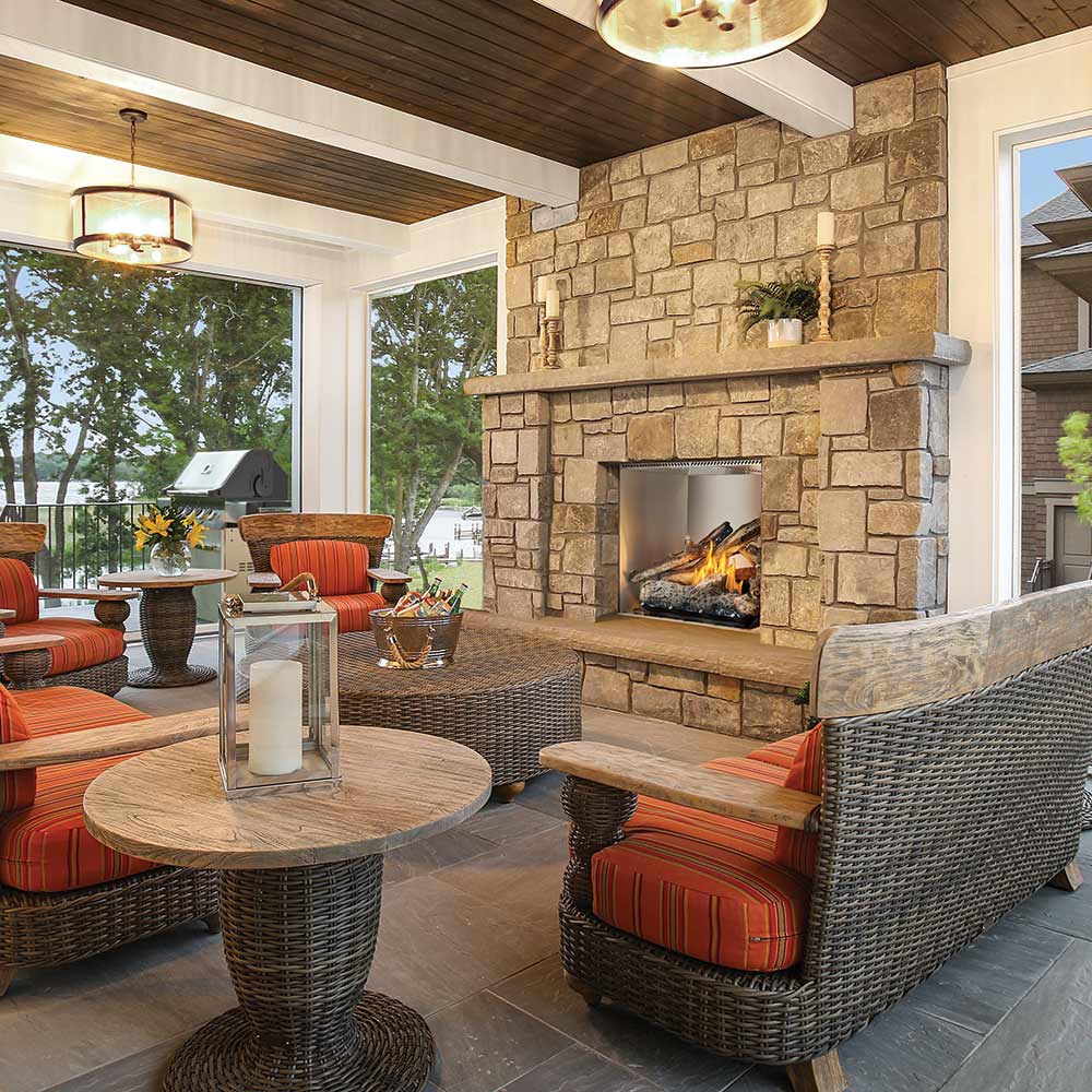 Napoleon Riverside 36-Inch Outdoor Gas Fireplace