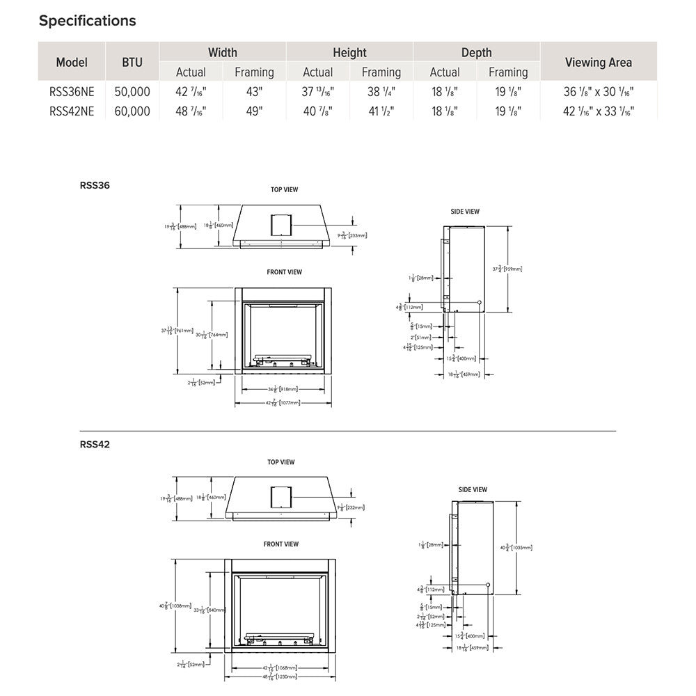 Napoleon Riverside 36-Inch Outdoor Gas Fireplace