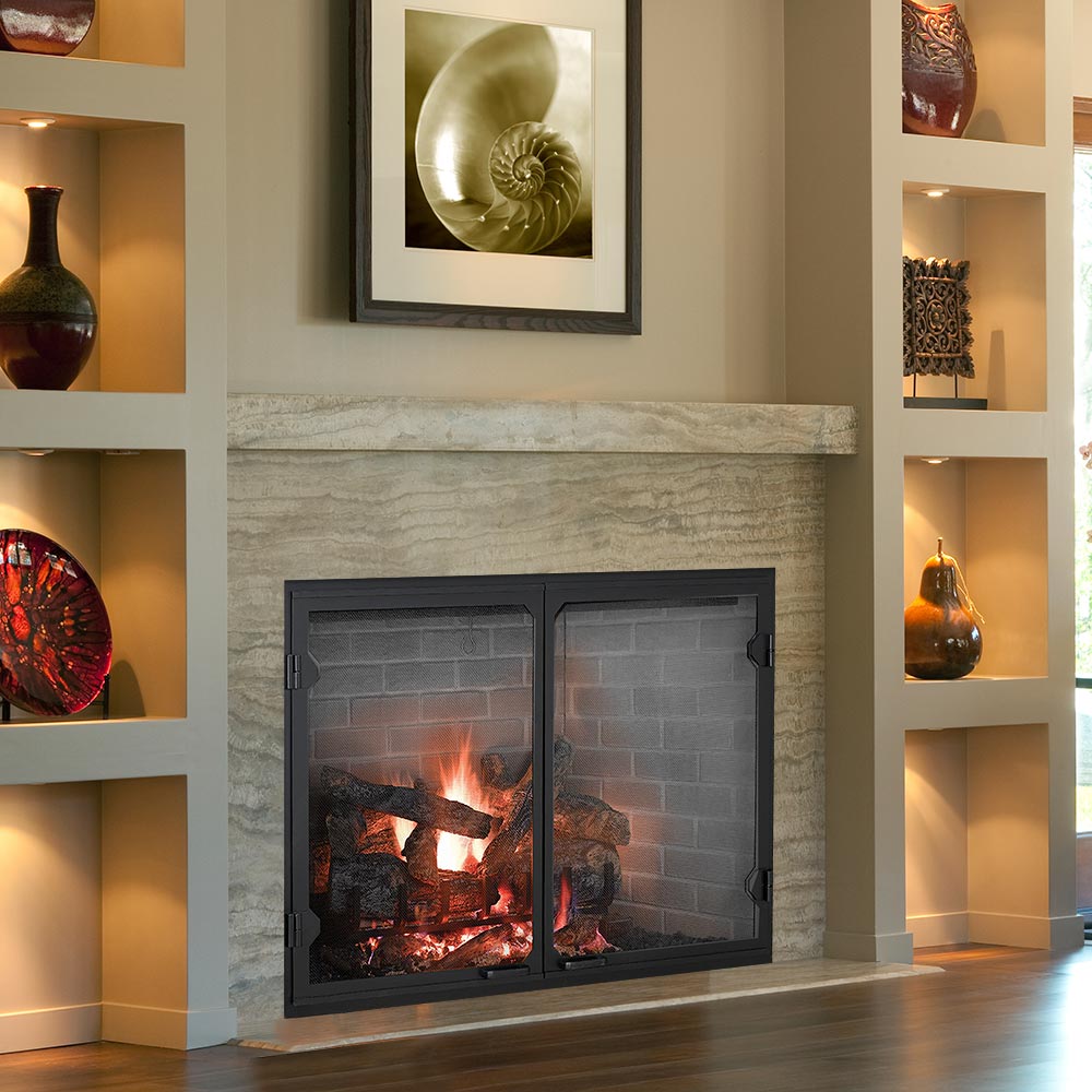 Majestic SB100 Biltmore 50-Inch Radiant Wood Burning Fireplace