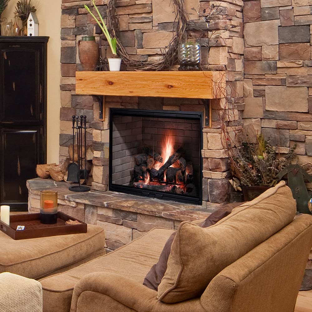 Majestic SB60 Biltmore 36-Inch Radiant Wood Burning Fireplace