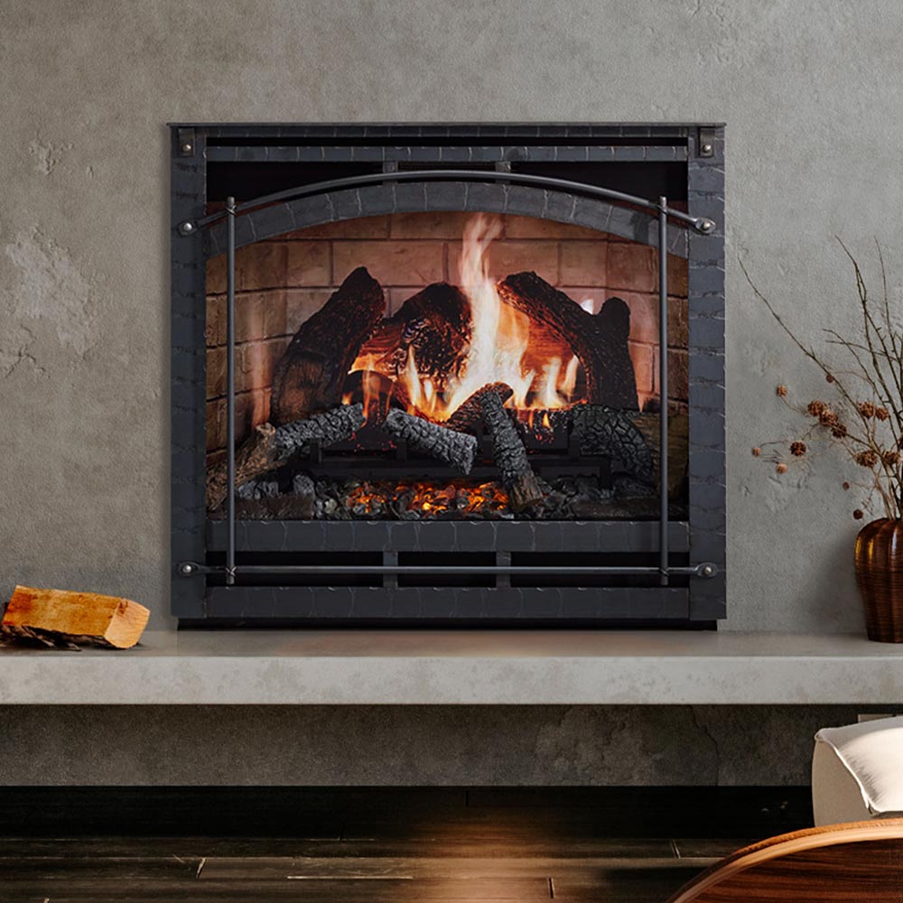 SimpliFire Chateau Forge Front for Inception 36-Inch Electric Fireplace