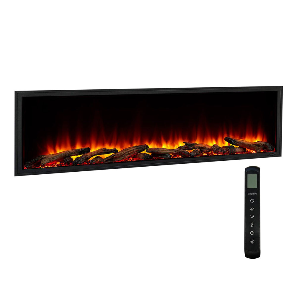 SimpliFire SF-SC Scion Clean Face Indoor Linear Electric Fireplace
