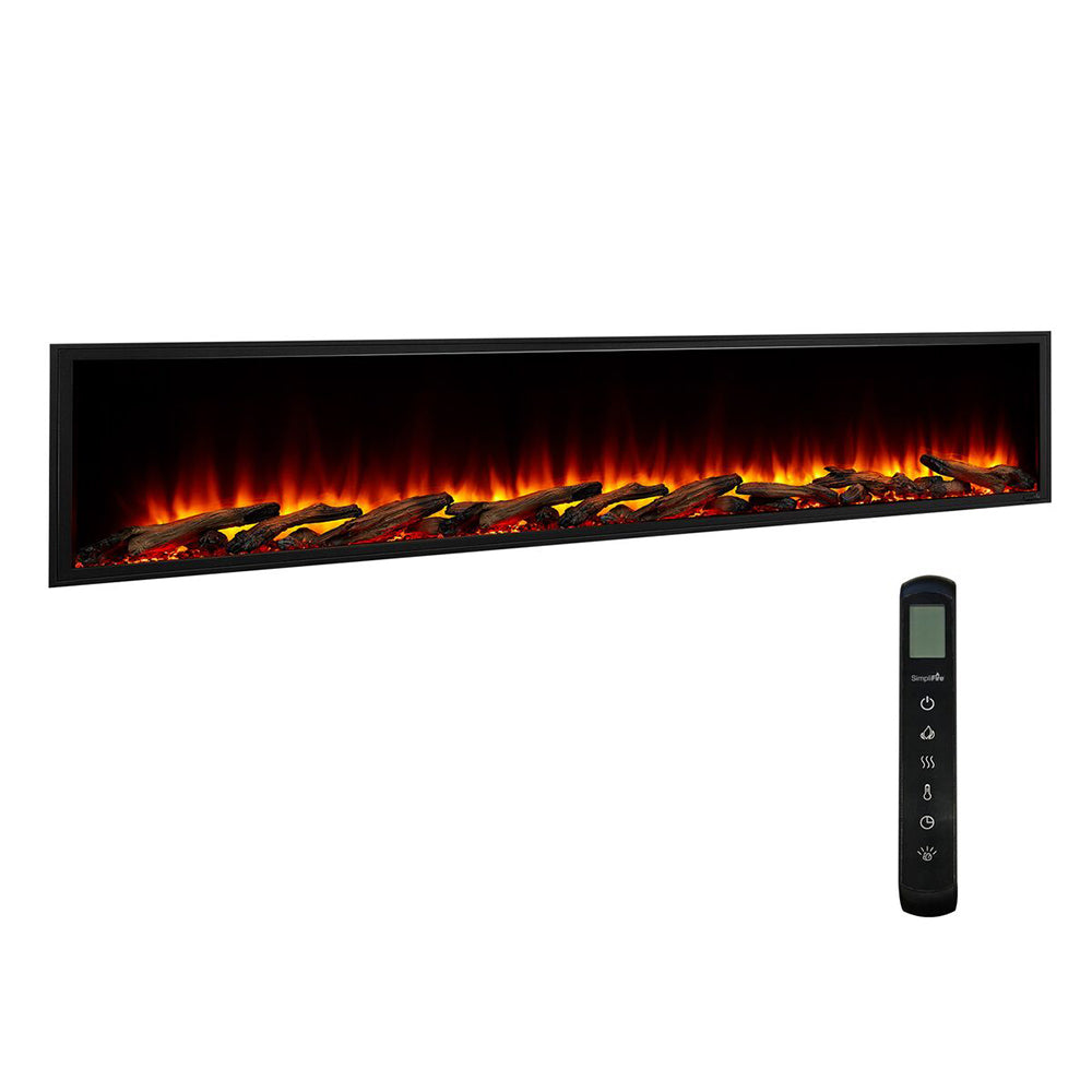 SimpliFire SF-SC Scion Clean Face Indoor Linear Electric Fireplace