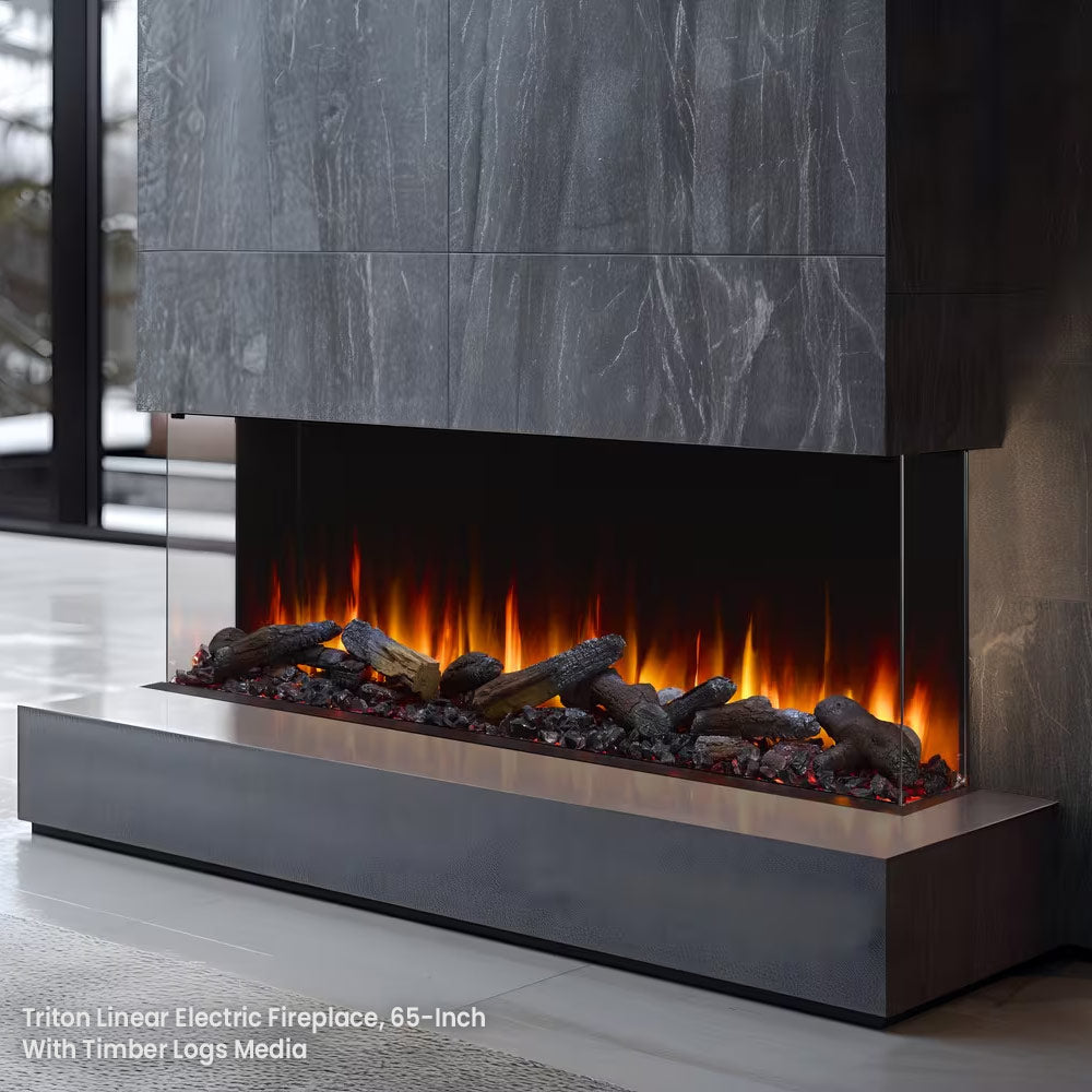 SimpliFire Triton Linear Electric Fireplace – Fireplaces Direct