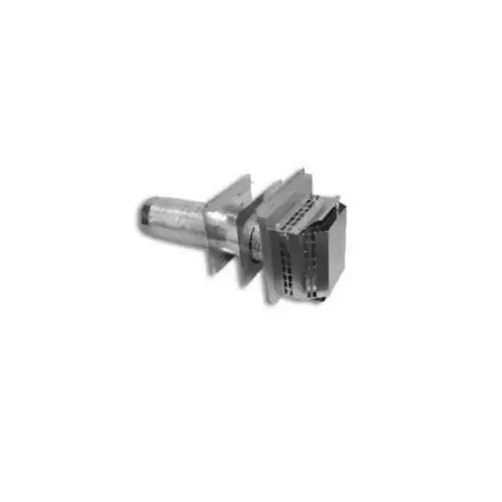 4x7-inch horizontal flex termination kit with metal wall thimble and adapter