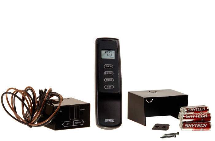 Skytech MRCK TH (SR-1001TH) Thermostat Fireplace Remote Control with Flame Adjustment for Servo Motor Gas Valves