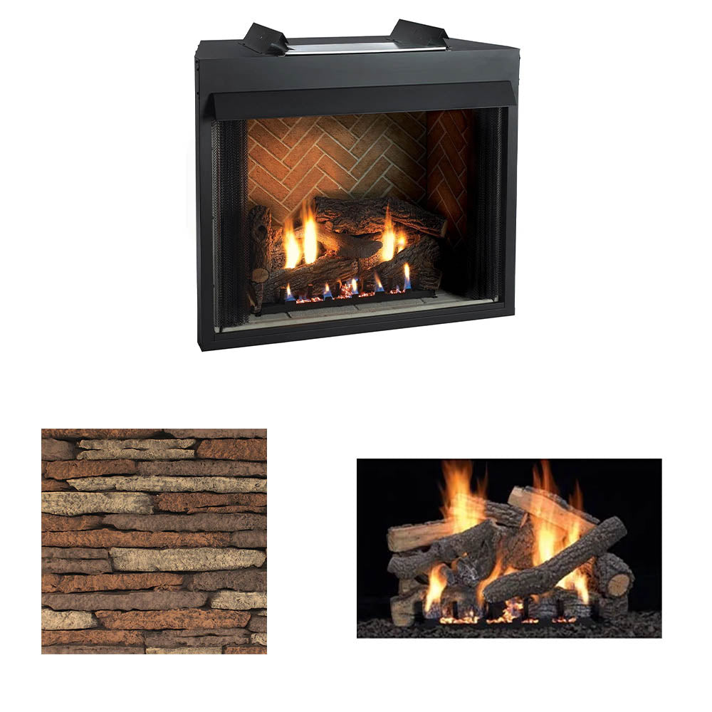 White Mountain Hearth VFS36FB Breckenridge Ventless Select