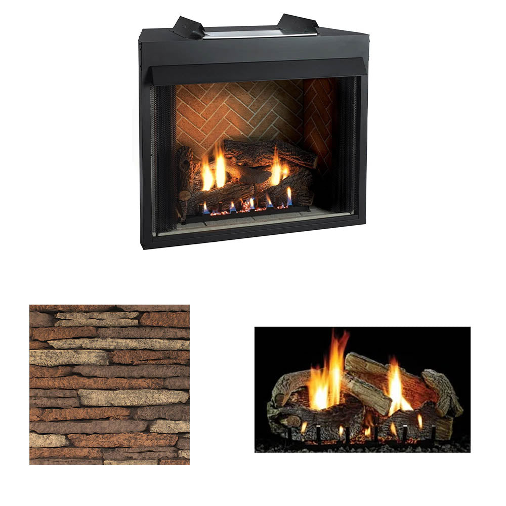White Mountain Hearth VFS36FB Breckenridge Ventless Select