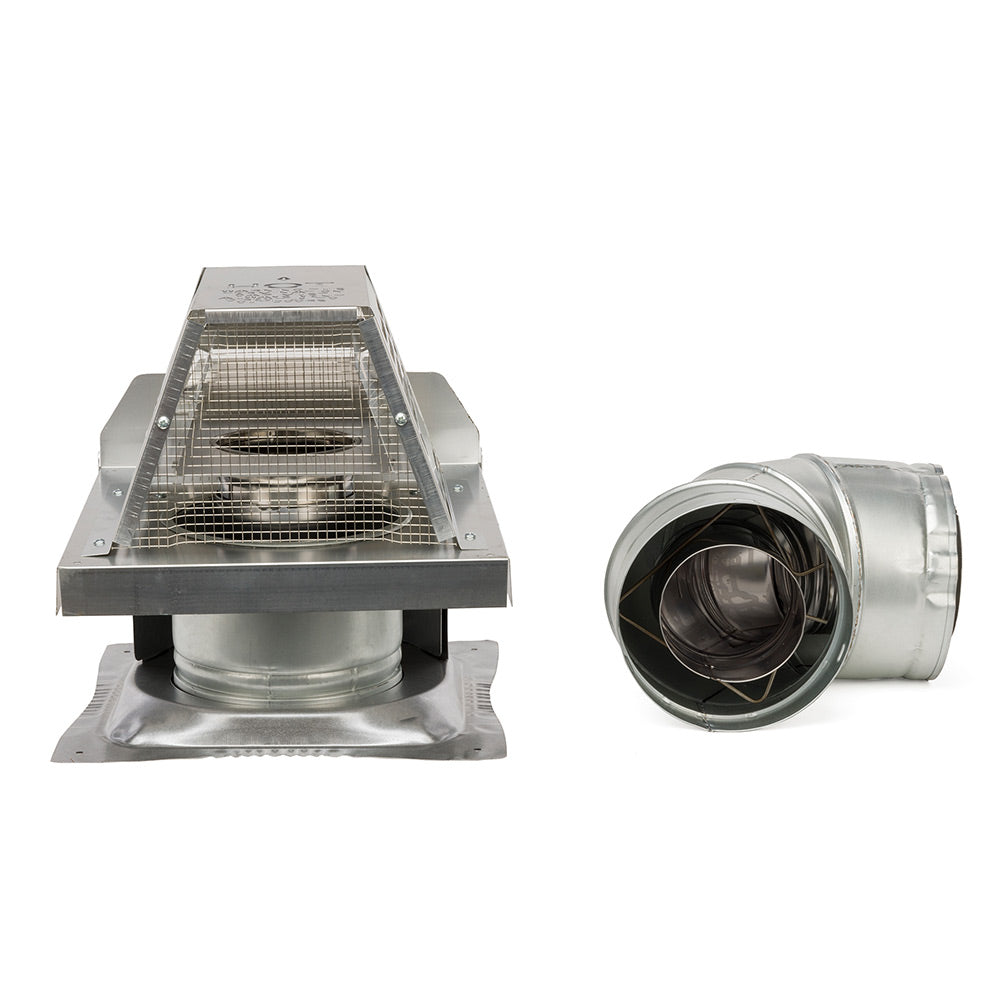 Majestic Horizontal Trapezoid Termination Cap With Short Flue