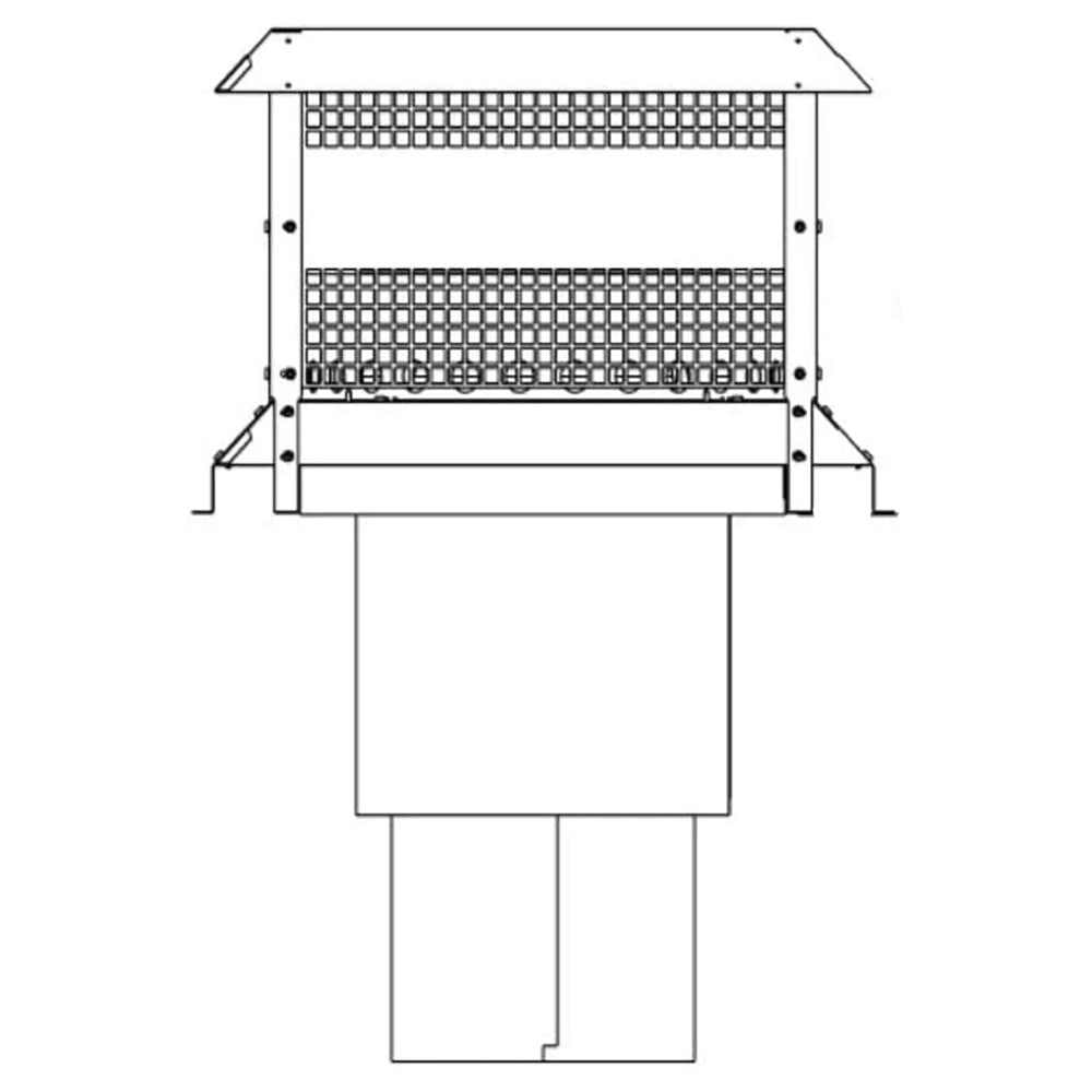 Majestic ST1175SS Stainless Steel Termination Cap – Fireplaces Direct