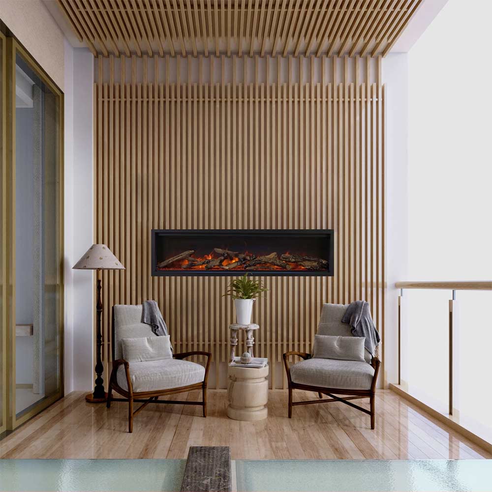Amantii Symmetry Lumina Built-In Electric Fireplace