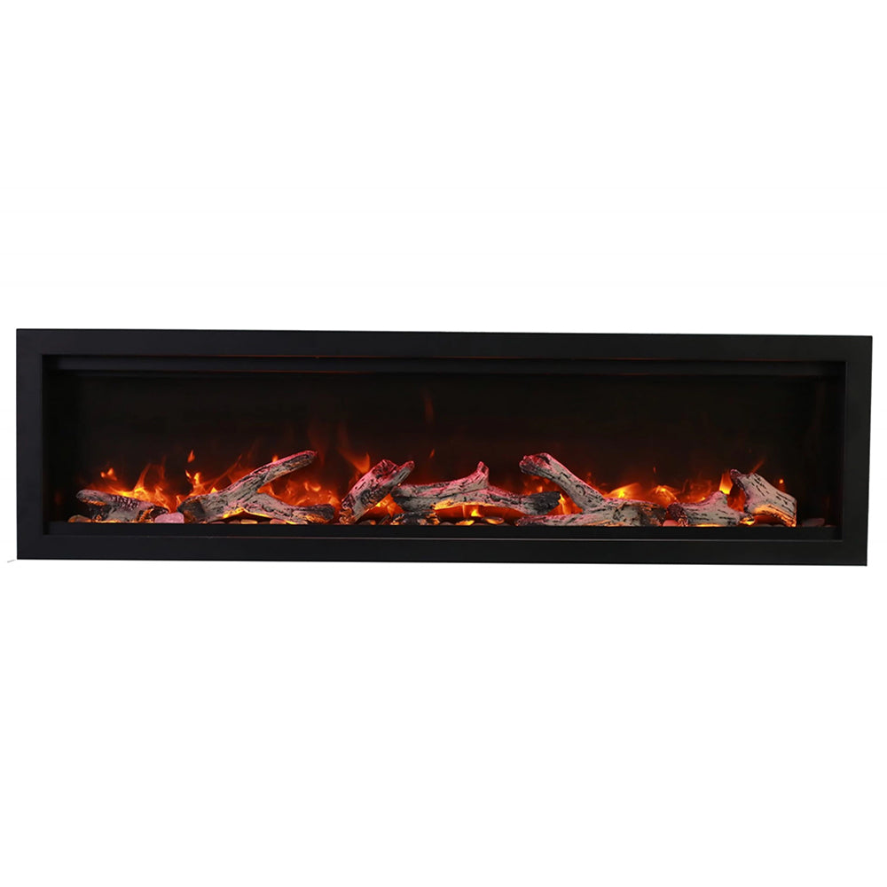 Amantii Symmetry Indoor/Outdoor Built-In Smart Electric Fireplace