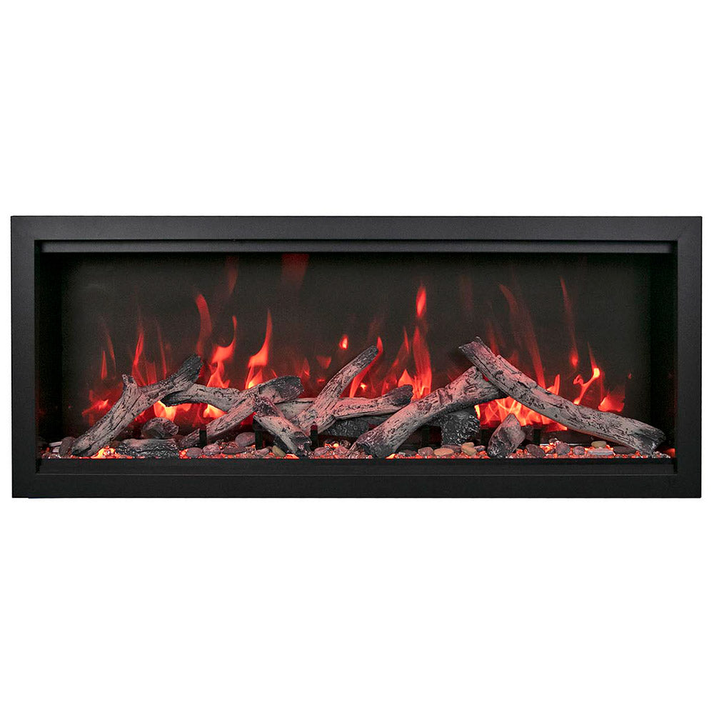 Amantii Symmetry Indoor/Outdoor Built-In Smart Electric Fireplace