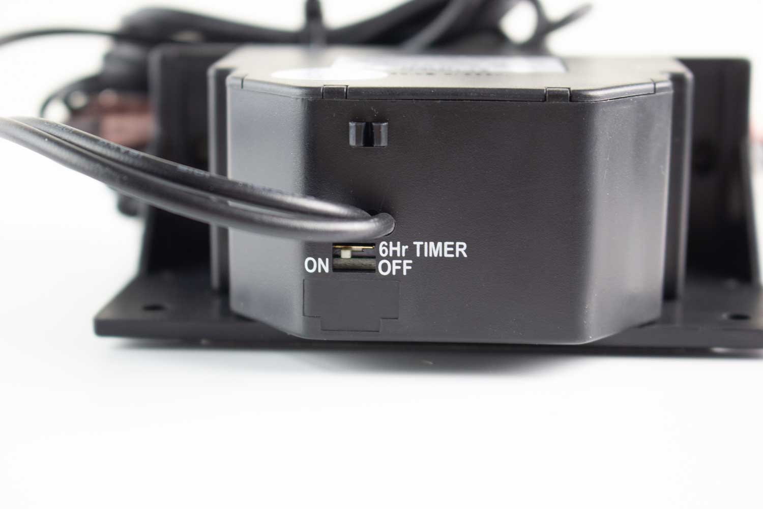 Receiver unit with 6Hr timer ON/OFF switch and wiring terminals