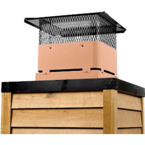 Majestic TCT375 8-Inch Terra Cotta Vertical Termination Cap