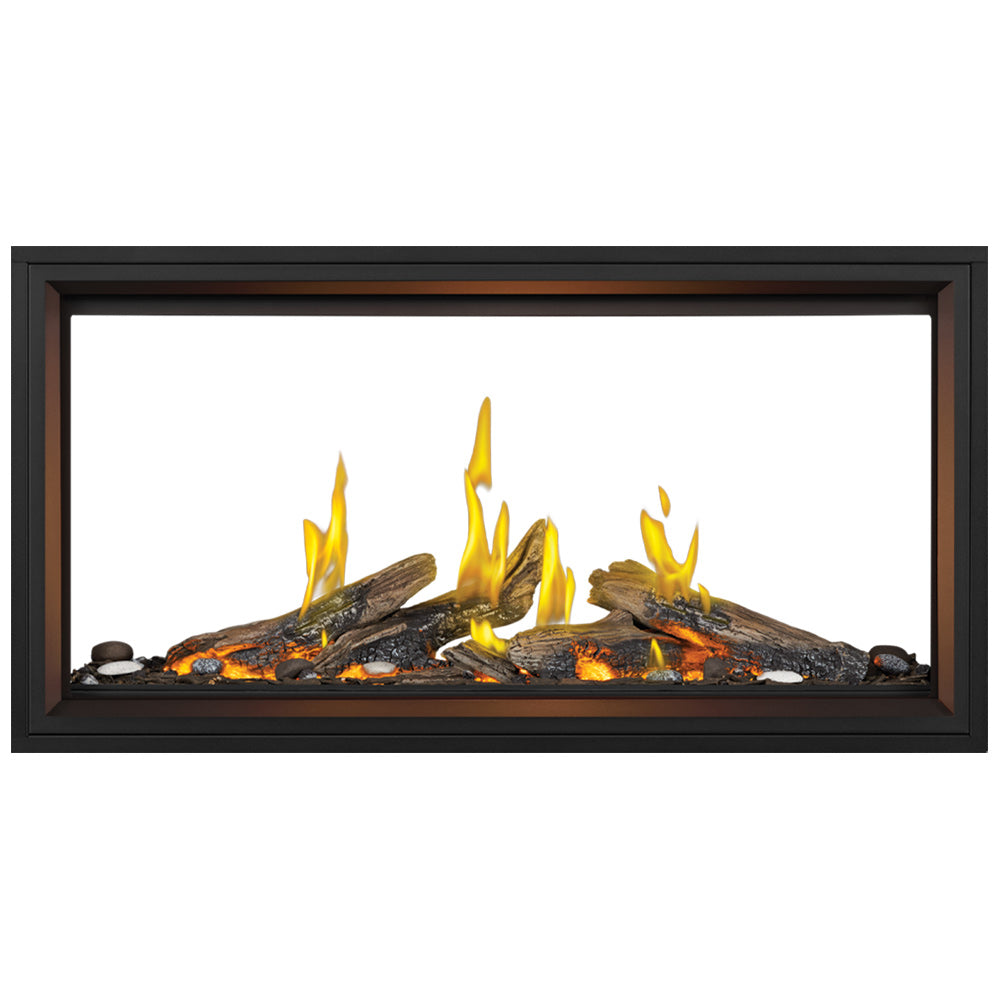 Napoleon Tall Linear Vector 62in See-Through DV Gas – Fireplaces
