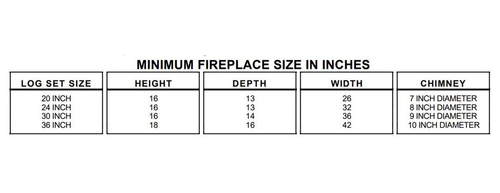 Rasmussen RF-T-Kit Tipi Series Complete Fireplace Log Set for Rumford Fireplaces