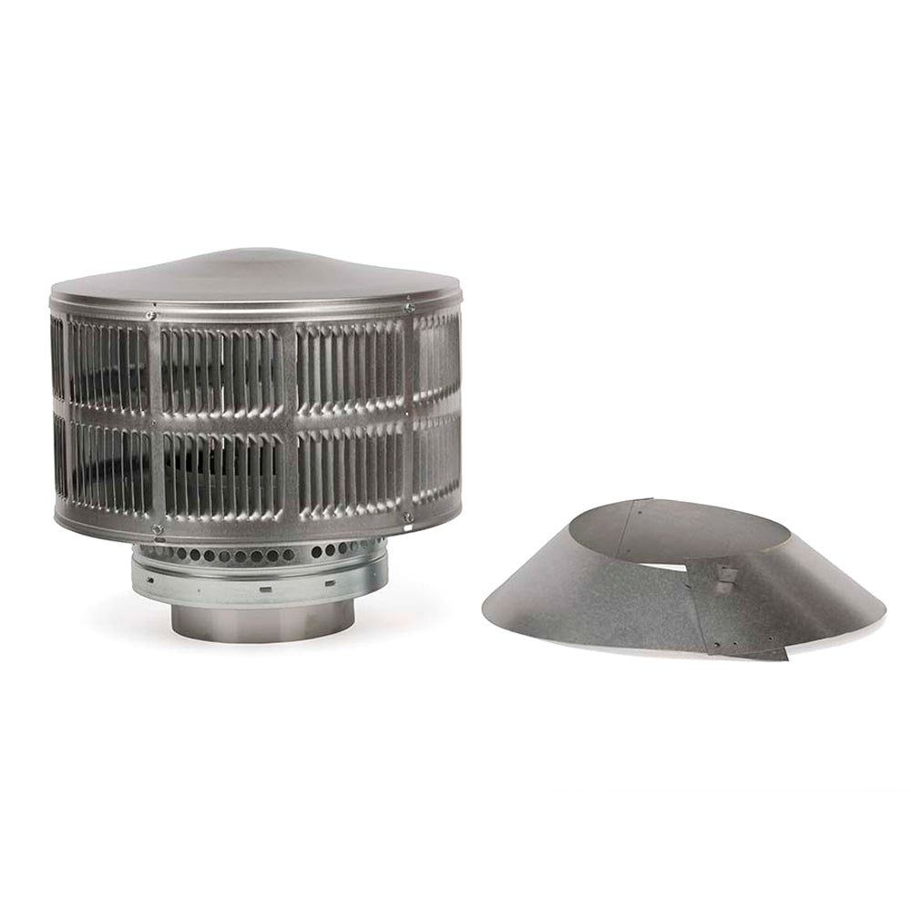 Majestic TR344 Round Termination Cap With Storm Collar