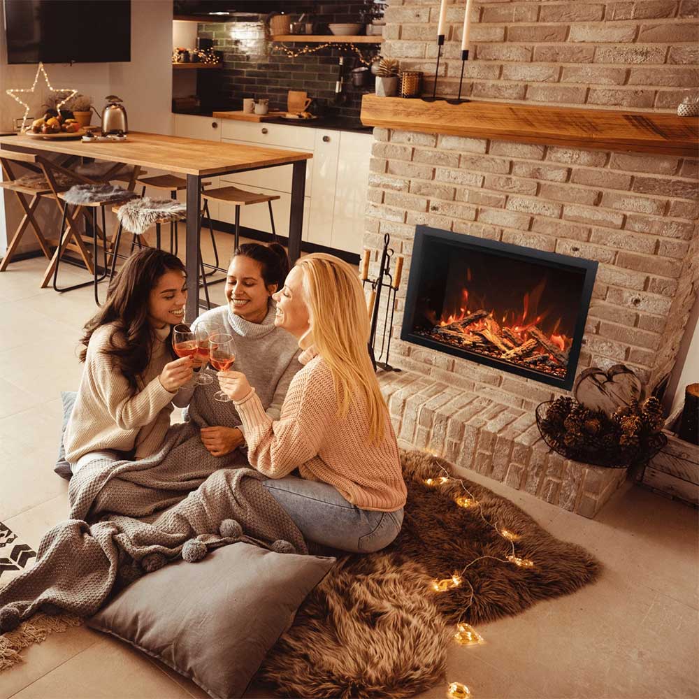 Amantii Traditional Bespoke Smart Electric Fireplace