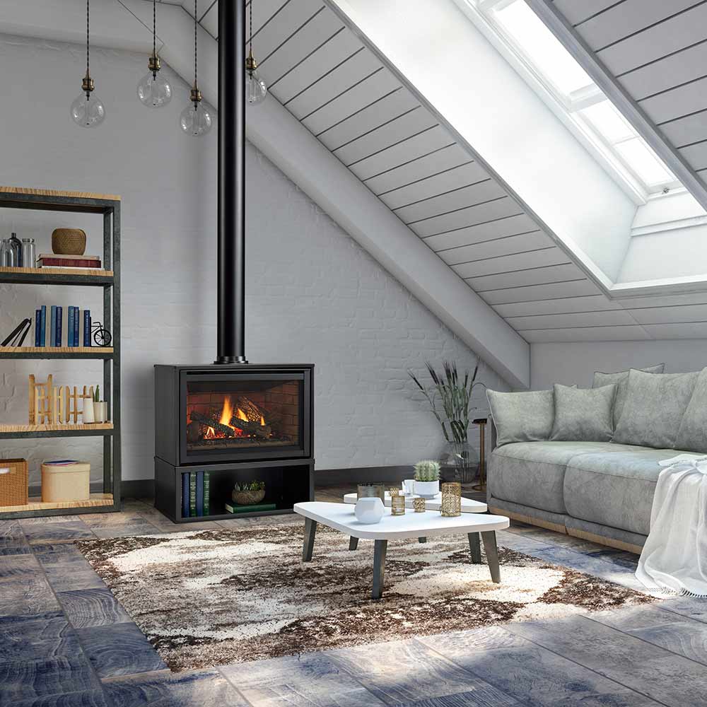Majestic Trilliant 30-Inch Freestanding Gas Fireplace
