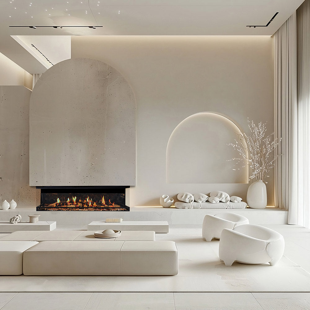 Ortal Holographic 60-Inch Linear Electric Fireplace