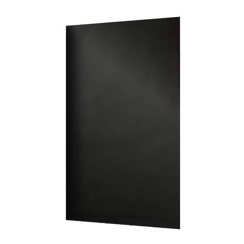 Firebox liner panel, black rectangular with plain flat surface