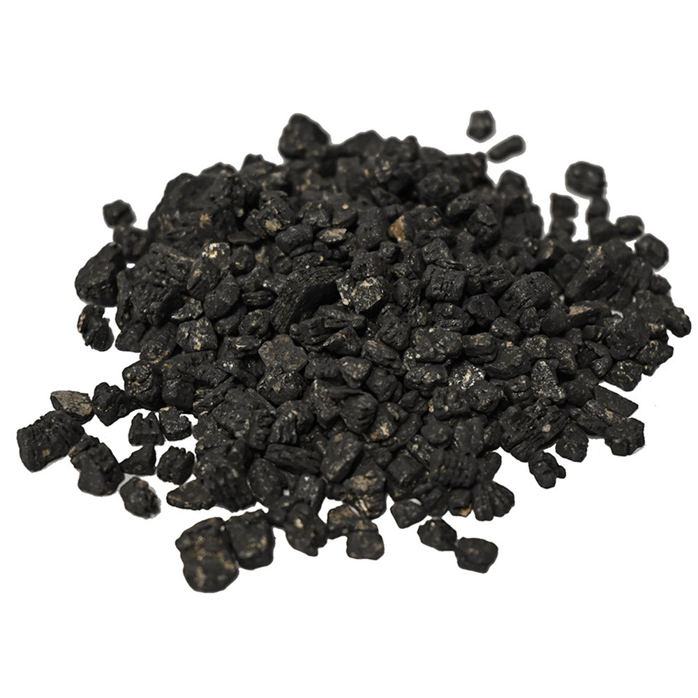 Black vermiculite granules, loose bulk 6 oz
