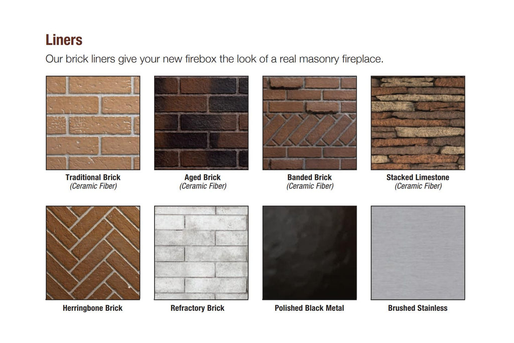 White Mountain Hearth VFP42FB Breckenridge Ventless Premium Firebox